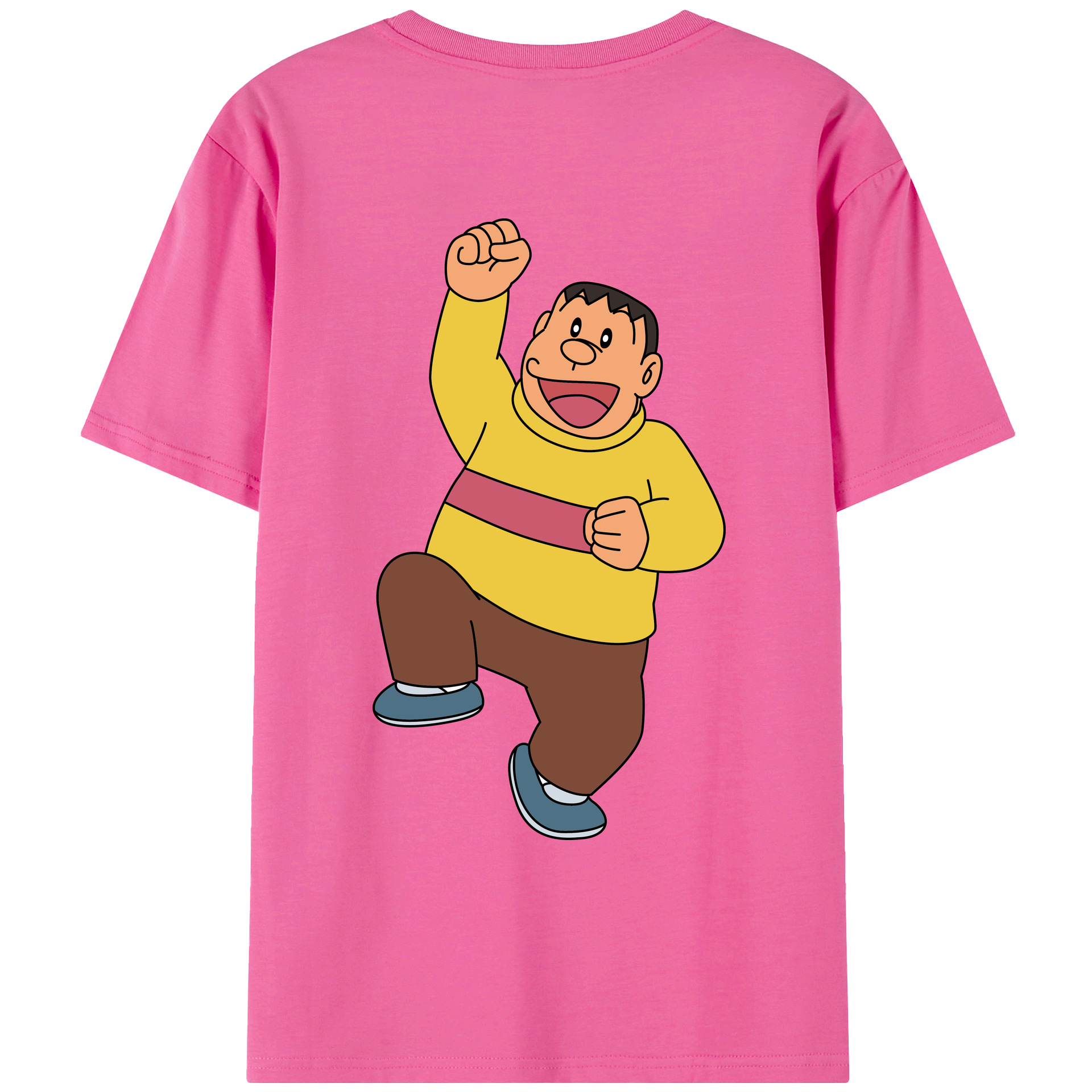 （画像用） ドラえもん 剛田武 Doraemon Gouta Takeshi レディース半袖Tシャツ(バックプリント)